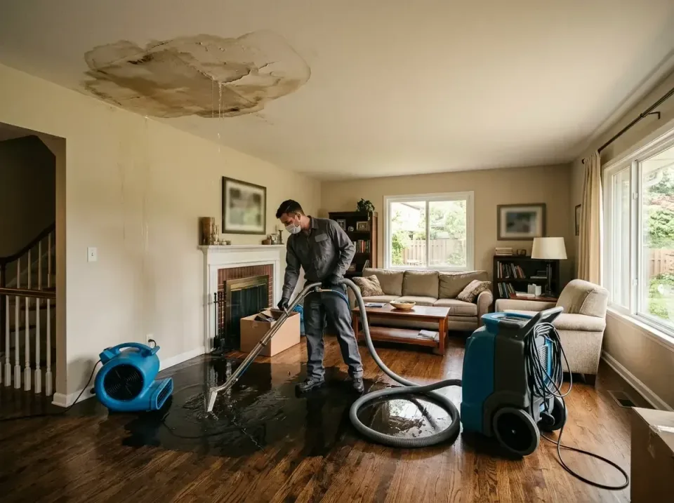 attic-pipe-burst-ceiling-drip-008 — frequently asked questions, Water Damage Restoration & Carpet Care in Nixa, MO